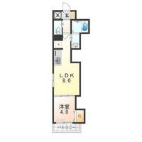 大阪府東大阪市長堂3丁目(アパート)の賃貸物件の間取り