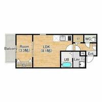 大阪府高石市高師浜2丁目(アパート)の賃貸物件の間取り