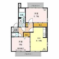 フォレストコートⅡの間取り