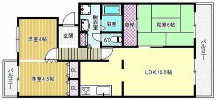 物件の間取り画像