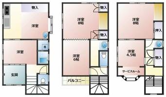 物件の間取り画像