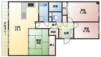 物件の間取り画像