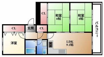 物件の間取り画像