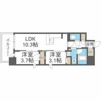 リビオメゾン新大阪の間取り