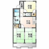 グリーンステージ堂坂 B101の間取り