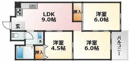 物件の間取り画像