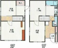 愛知県名古屋市南区寺崎町(一戸建)の賃貸物件の間取り