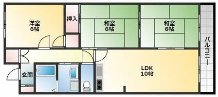 ペーンヴィラージュの間取り