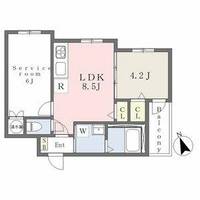 大阪府堺市西区浜寺石津町東4丁(アパート)の賃貸物件の間取り