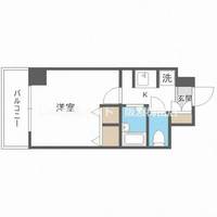おおきに新大阪駅前サニーアパートメントの間取り