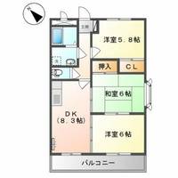 兵庫県加古川市加古川町友沢(マンション)の賃貸物件の間取り