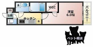 エスリード大阪城の間取り