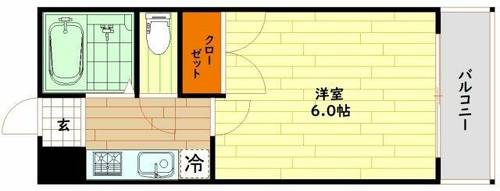 大阪府大阪市城東区今福東2丁目(マンション)の賃貸物件の間取り