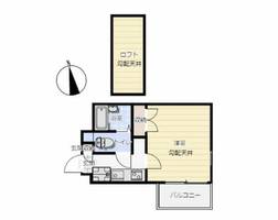 ジュネス城北新町Ⅱの間取り