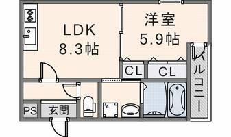 物件の間取り画像