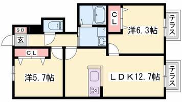 物件の間取り画像