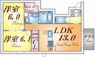 物件の間取り画像