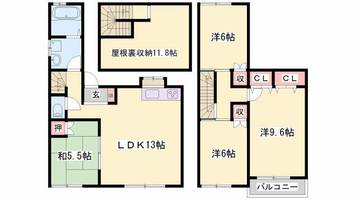 物件の間取り画像