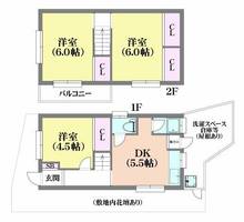 兵庫県神戸市北区鈴蘭台西町1丁目(一戸建)の賃貸物件の間取り