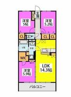 物件の間取り画像