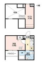 物件の間取り画像