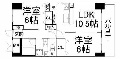 物件の間取り画像