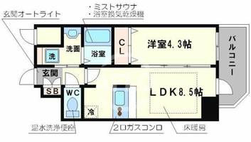 物件の間取り画像