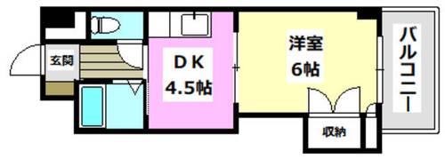 正雀グランドハイツ北の間取り
