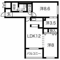 物件の間取り画像