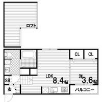 物件の間取り画像
