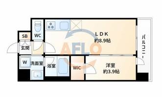 スプランディッドライズ新大阪ノースの間取り