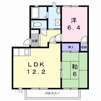 兵庫県姫路市網干区大江島古川町(アパート)の賃貸物件の間取り