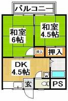 三浦ハイツの間取り