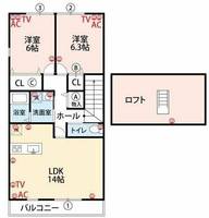 物件の間取り画像
