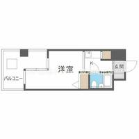 クレール東天満の間取り