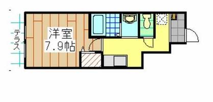 福岡県北九州市八幡西区木屋瀬3丁目(アパート)の賃貸物件の間取り