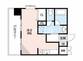福岡県福岡市南区大楠1丁目(マンション)の賃貸物件の間取り