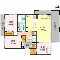 セジュールミヤケⅡの間取り