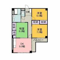 ハイツ船町1Bの間取り