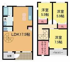 物件の間取り画像