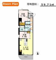 アン・ソレイユ306の間取り