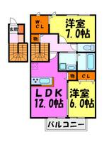 物件の間取り画像