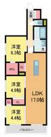 HEBEL MAISON甲子園101の間取り