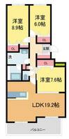 物件の間取り画像