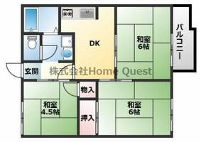 物件の間取り画像