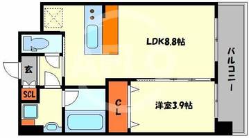 物件の間取り画像