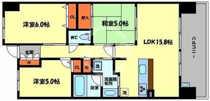 物件の間取り画像