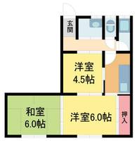 かつみ荘の間取り