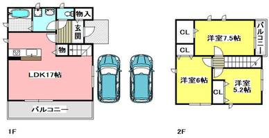 物件の間取り画像