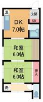 ドエル中山202の間取り